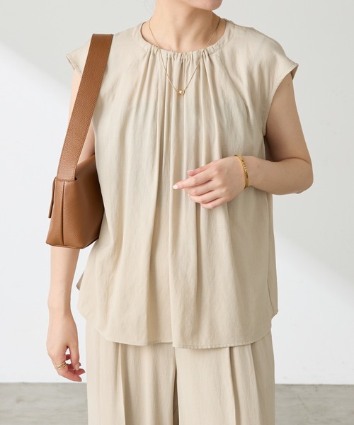 COLLAGE GALLARDAGALANTE（コラージュガリャルダガランテ）の「【OT】T/Rフレンチセットアップ（セットアップ・レディース・ベージュ/ブラック・FREE）」の20枚目の写真