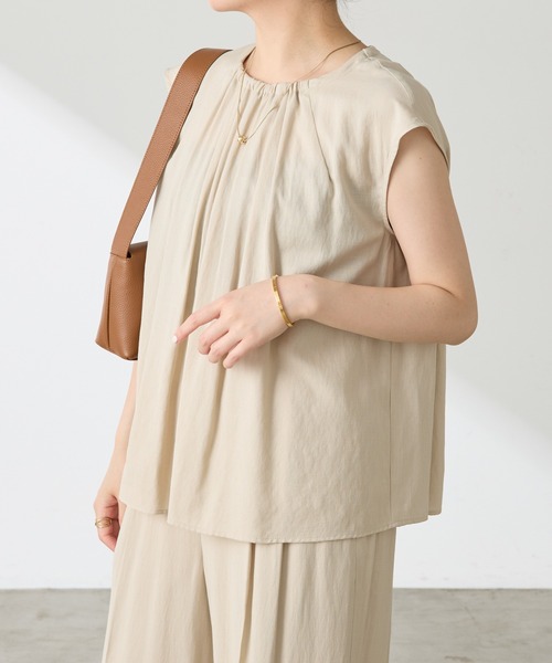 COLLAGE GALLARDAGALANTE（コラージュガリャルダガランテ）の「【OT】T/Rフレンチセットアップ（セットアップ・レディース・ベージュ/ブラック・FREE）」の21枚目の写真