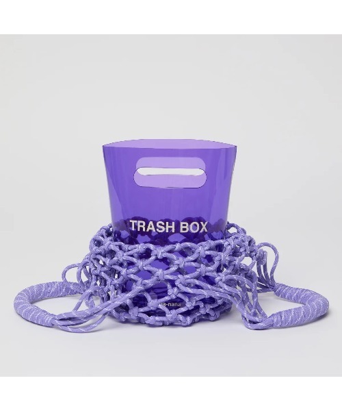 NaNa-NaNa（ナナナナ）の「nana-nana Puzzle Trash Box（ナナナナ パズル トラッシュ ボックス）（かごバッグ・レディース・パープル/グレー系1/グリーン/ピンク・ONE SIZE）」の10枚目の写真