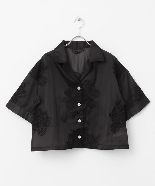 セール】インドシシュウクロップドシャツ（シャツ/ブラウス）｜SENSE