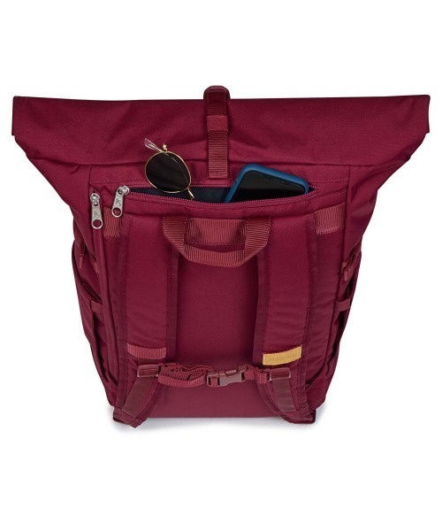 JANSPORT(ジャンスポーツ)の「JANSPORT HATCHET ROLLTOP(ジャンスポーツ ハチェット ロールトップ)(バックパック/リュック・メンズ・ブラック/ネイビー/レッド系・FREE)」の21枚目の写真