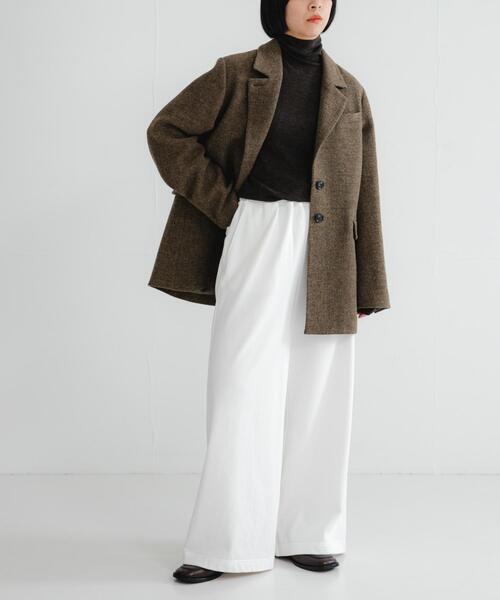 URBAN RESEARCH(アーバンリサーチ)の「ミニ裏毛イージーカットパンツ(その他パンツ・レディース・ブラック/オフホワイト/グレー・38/36)」の7枚目の写真