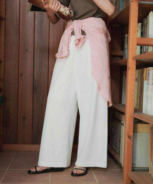 URBAN RESEARCH(アーバンリサーチ)の「ミニ裏毛イージーカットパンツ(その他パンツ・レディース・ブラック/オフホワイト/グレー・38/36)」の9枚目の写真