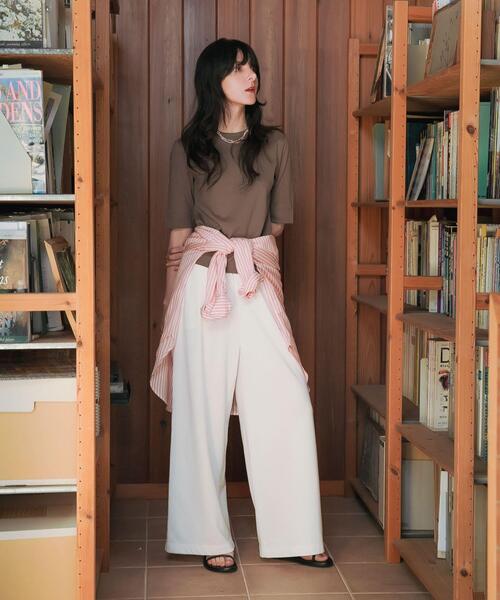 URBAN RESEARCH(アーバンリサーチ)の「ミニ裏毛イージーカットパンツ(その他パンツ・レディース・ブラック/オフホワイト/グレー・38/36)」の10枚目の写真