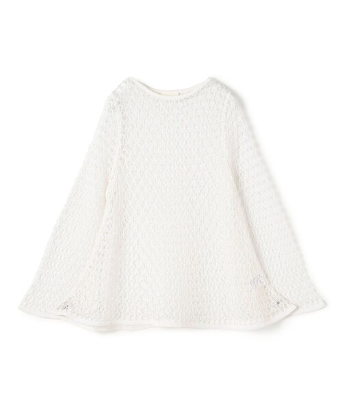 コットンナイロンコイル Aラインプルオーバー（ニット/セーター