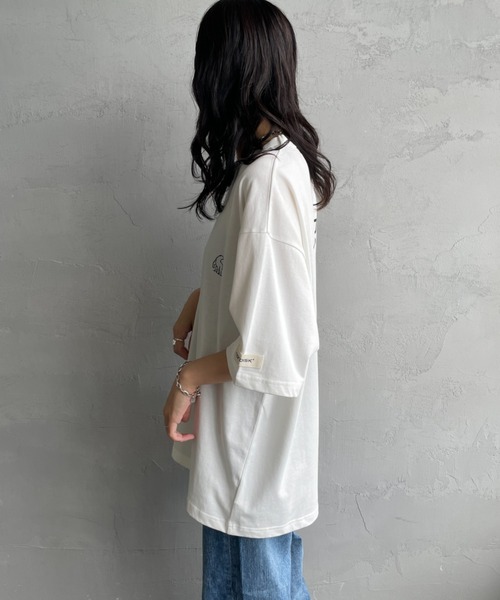 NORDISK（ノルディスク）の「[NORDISK/ノルディスク] 別注 バックロゴプリントTシャツ（Tシャツ/カットソー・レディース・ダークブラウン/ホワイト/チャコールグレー・50/48/46/44）」の21枚目の写真