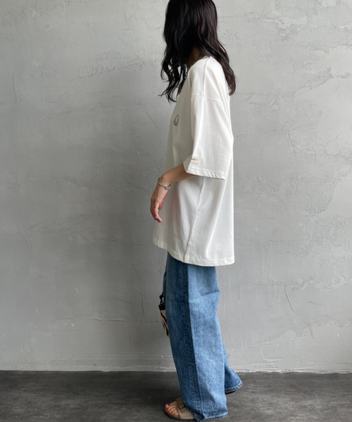 NORDISK（ノルディスク）の「[NORDISK/ノルディスク] 別注 バックロゴプリントTシャツ（Tシャツ/カットソー・レディース・ダークブラウン/ホワイト/チャコールグレー・50/48/46/44）」の18枚目の写真