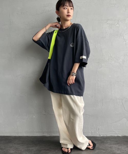 NORDISK（ノルディスク）の「[NORDISK/ノルディスク] 別注 バックロゴプリントTシャツ（Tシャツ/カットソー・レディース・ダークブラウン/ホワイト/チャコールグレー・50/48/46/44）」の10枚目の写真