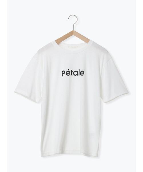 ehka sopo(エヘカソポ)の「グリッターロゴTシャツ(Tシャツ/カットソー・レディース・チャコールグレー/オフホワイト/ベージュ・F)」の18枚目の写真