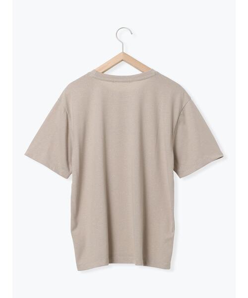 ehka sopo(エヘカソポ)の「グリッターロゴTシャツ(Tシャツ/カットソー・レディース・チャコールグレー/オフホワイト/ベージュ・F)」の21枚目の写真