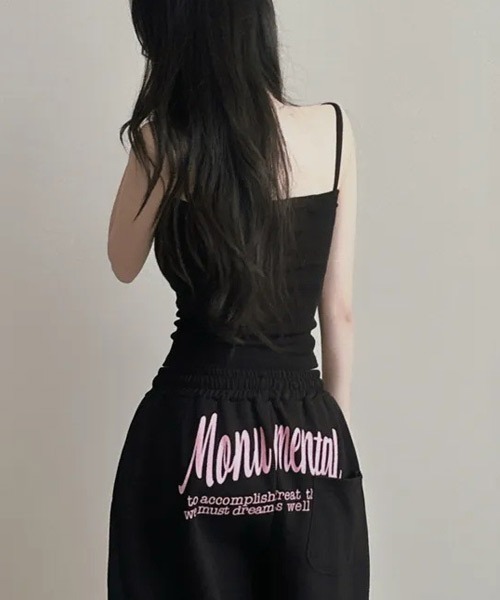 Ressaca(レサーカ)の「バックロゴプリントルーズスウェットパンツ(スウェットパンツ・レディース・ブラック/ネイビー/グレー・M)」の20枚目の写真