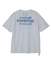 WESTERN HYDRODYNAMIC RESEARCH（ウェスタンハイドロダイナミックリサーチ）の「【Western Hydrodynamic Research/ウェスタン ハイドロダイナミック リサーチ】WAVE RUNNERS/S TEE　バックプリント　ブランドロゴ　Tシャツ（Tシャツ/カットソー）」