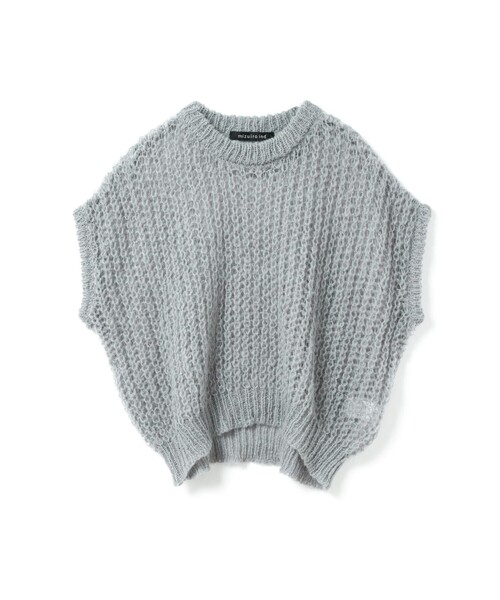 mizuiroind（ミズイロインド）の「mizuiro ind ヘアリーコクーンワイドベスト（ベスト・レディース・ブラウン/ライトグレー/ブラック/チャコールグレー・FREE）」の4枚目の写真