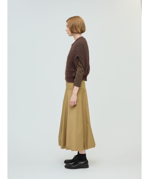 mizuiroind（ミズイロインド）の「mizuiro ind ヘアリーコクーンワイドベスト（ベスト・レディース・ブラウン/ライトグレー/ブラック/チャコールグレー・FREE）」の10枚目の写真