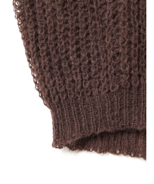 mizuiroind（ミズイロインド）の「mizuiro ind ヘアリーコクーンワイドベスト（ベスト・レディース・ブラウン/ライトグレー/ブラック/チャコールグレー・FREE）」の12枚目の写真