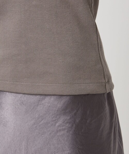 green label relaxing（グリーンレーベルリラクシング）の「デコルテ フライス タンクトップ 2（タンクトップ・レディース・ブラック/モカ/オフホワイト・FREE）」の17枚目の写真
