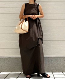 Q | リブ付きワンピース(ワンピース)