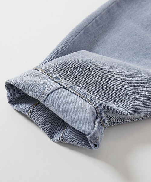 devirock(デビロック)の「ストレッチデニム ルーズタックパンツ(デニムパンツ・キッズ・ブラック系/ブルー系/ネイビー系/ネイビー系2・100cm/110cm/120cm/130cm/140cm/150cm/160cm)」の11枚目の写真