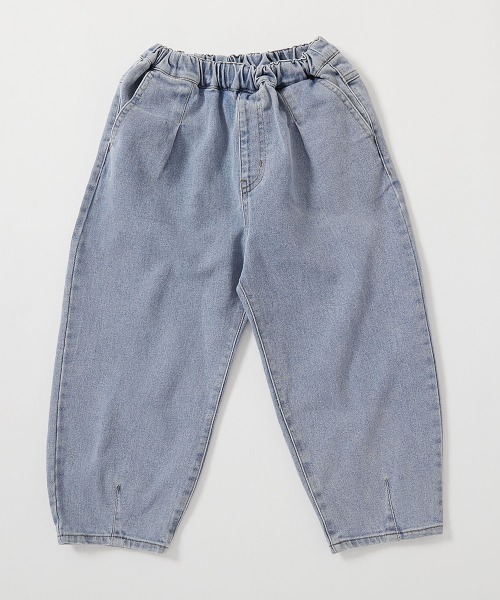 devirock(デビロック)の「ストレッチデニム ルーズタックパンツ(デニムパンツ・キッズ・ブラック系/ブルー系/ネイビー系/ネイビー系2・100cm/110cm/120cm/130cm/140cm/150cm/160cm)」の13枚目の写真