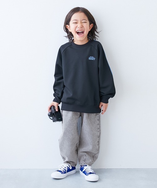 devirock(デビロック)の「ストレッチデニム ルーズタックパンツ(デニムパンツ・キッズ・ブラック系/ブルー系/ネイビー系/ネイビー系2/ブラック系2・100cm/110cm/120cm/130cm/140cm/150cm/160cm)」の15枚目の写真
