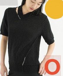 new "V" knit top