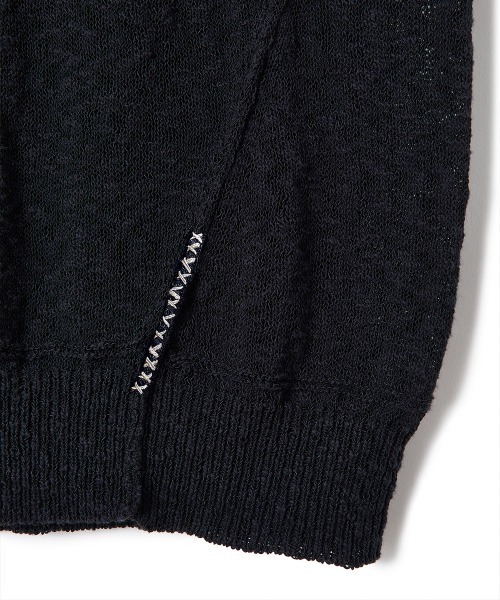 soduk（スドーク）の「new "V" knit top（Tシャツ/カットソー・レディース・ブラック/パープル/ホワイト・ONE SIZE）」の15枚目の写真