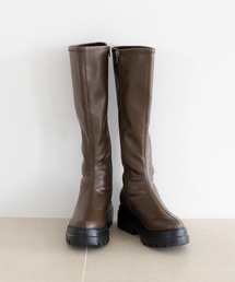 新品未使用！LOWRYS FARMローリーズファーム　ロングブーツ　ブラウン　M LOWRYS FARM ブーツ ストレッチロングブーツ 133374 レディース