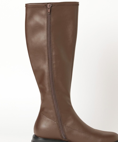 LOWRYS FARM（ローリーズファーム）の「ストレッチインヒールロングブーツ  581671（ブーツ・レディース・ブラック/ブラウン・MEDIUM/LARGE）」の14枚目の写真