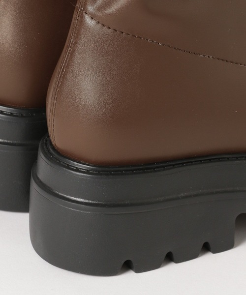 LOWRYS FARM（ローリーズファーム）の「ストレッチインヒールロングブーツ  581671（ブーツ・レディース・ブラック/ブラウン・MEDIUM/LARGE）」の17枚目の写真