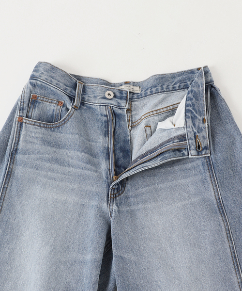 JOURNAL STANDARD relume(ジャーナルスタンダード レリューム)の「サイドタックバギーデニム(デニムパンツ・レディース・サックスブルー・36/38)」の18枚目の写真