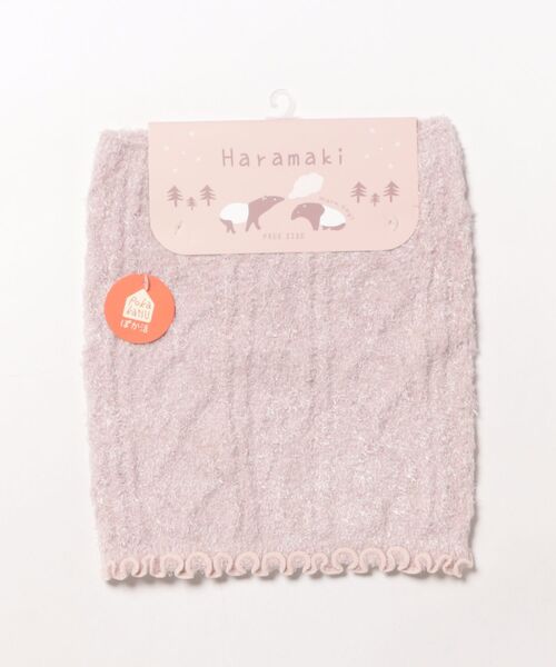 emesuelee（エメスーリー）の「シャギー編み柄腹巻き（その他ルームウェア・レディース・グリーン/ピンク/ブラウン・フリー）」の4枚目の写真