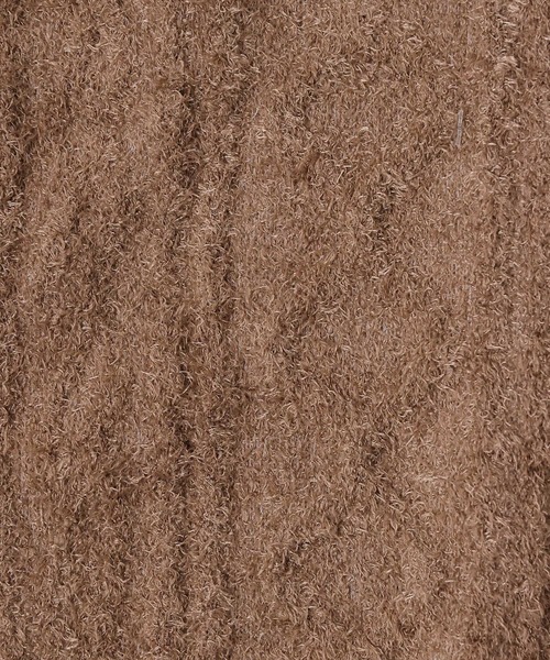 emesuelee（エメスーリー）の「シャギー編み柄腹巻き（その他ルームウェア・レディース・グリーン/ピンク/ブラウン・フリー）」の13枚目の写真