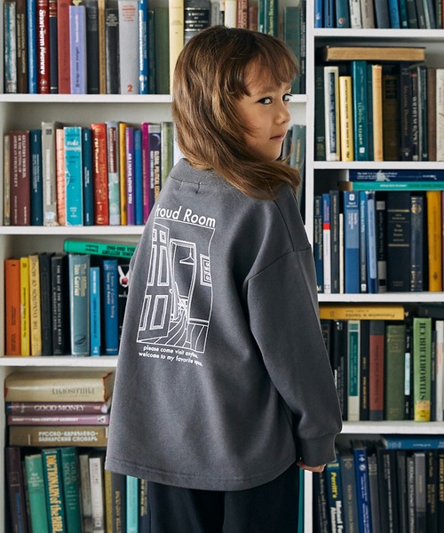 GENERATOR(ジェネレーター)の「GENERATOR/ジェネレーター PROUDROOM トレーナー(スウェット・キッズ・アイボリー/チャコールグレー/トップグレー・XL/L/M)」の2枚目の写真