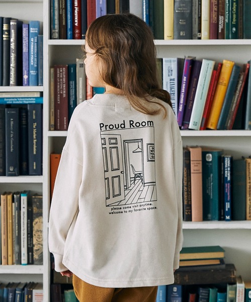 GENERATOR(ジェネレーター)の「GENERATOR/ジェネレーター PROUDROOM トレーナー(スウェット・キッズ・アイボリー/チャコールグレー/トップグレー・XL/L/M)」の1枚目の写真