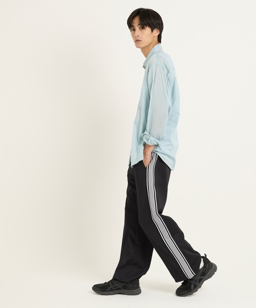 coca（coca）（コカ）の「コットンタッチダンボールニットトラックパンツ（その他パンツ・メンズ・ネイビー/ブラック・XL/M/L）」の12枚目の写真