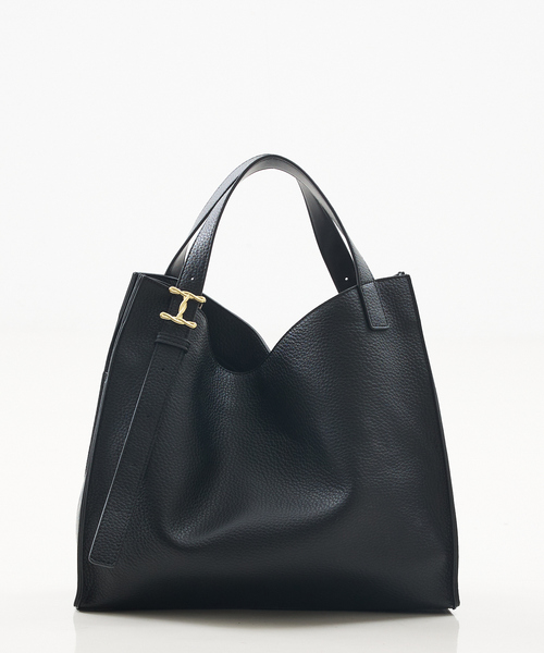 LOWELL things（ロウェル　シングス）の「Peak/メタルモチーフオープントート/A4サイズ/13インチPC収納可（トートバッグ・レディース・ブラック/ブルー/グレイッシュベージュ・フリー）」の12枚目の写真