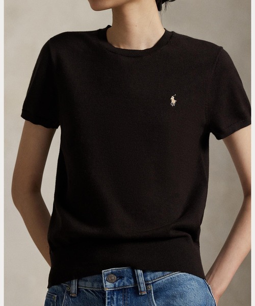 RALPH LAUREN ラルフローレン ショートスリーブ クルーネック セータ ショートスリーブ クルーネック セーター | ポロ ラルフ