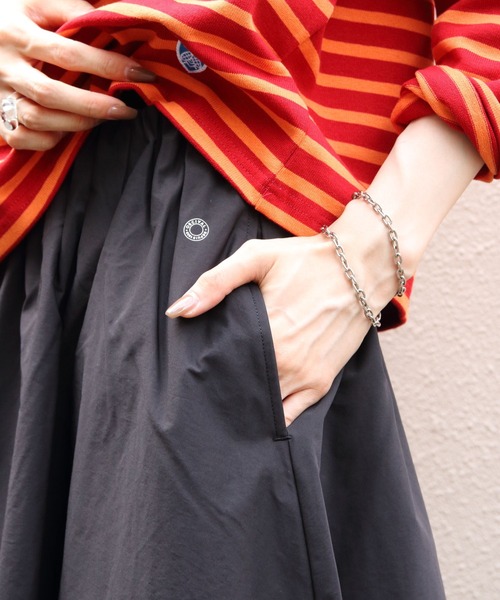 ORCIVAL（オーシバル）の「ORCIVAL/オーシバル　ウエストギャザースカート　WAIST GATHERED SKIRT　OR-F0068 SSB（スカート・レディース・ブラック・1）」の2枚目の写真