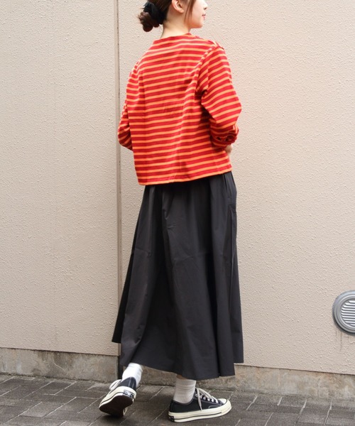 ORCIVAL（オーシバル）の「ORCIVAL/オーシバル　ウエストギャザースカート　WAIST GATHERED SKIRT　OR-F0068 SSB（スカート・レディース・ブラック・1）」の7枚目の写真