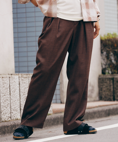 JOURNAL STANDARD relume（ジャーナルスタンダード　レリューム）の「バスケット ”ウォッシャブル” スラックス（スラックス・メンズ・ブラック/ブラウン/ブラックミックス・MEDIUM/LARGE）」の22枚目の写真
