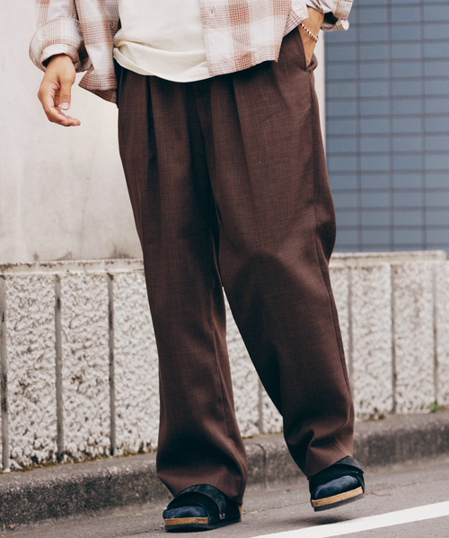 JOURNAL STANDARD relume（ジャーナルスタンダード　レリューム）の「バスケット ”ウォッシャブル” スラックス（スラックス・メンズ・ブラック/ブラウン/ブラックミックス・MEDIUM/LARGE）」の11枚目の写真