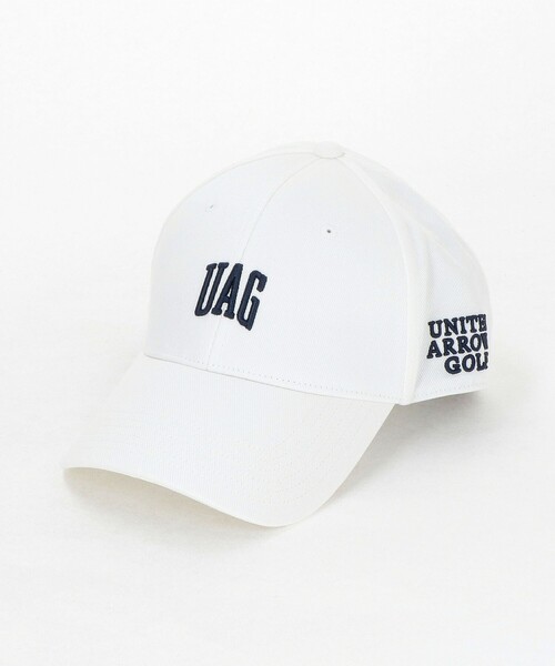 UNITED ARROWS GOLF(ユナイテッドアローズゴルフ)の「ツイル ロゴ キャップ(キャップ・メンズ・ネイビー/ホワイト・FREE)」の2枚目の写真