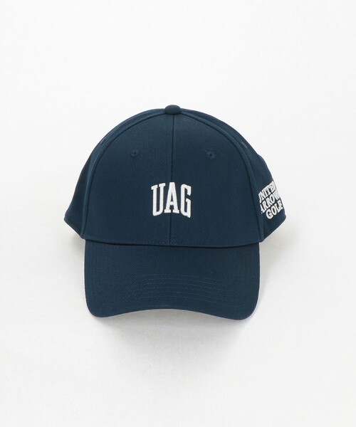 UNITED ARROWS GOLF(ユナイテッドアローズゴルフ)の「ツイル ロゴ キャップ(キャップ・メンズ・ネイビー/ホワイト・FREE)」の3枚目の写真