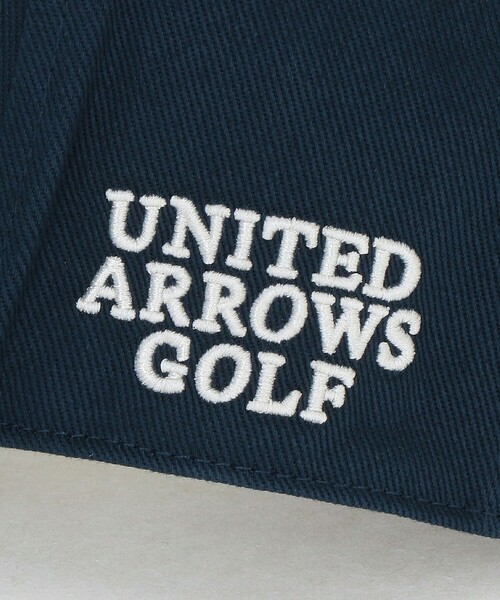 UNITED ARROWS GOLF(ユナイテッドアローズゴルフ)の「ツイル ロゴ キャップ(キャップ・メンズ・ネイビー/ホワイト・FREE)」の10枚目の写真