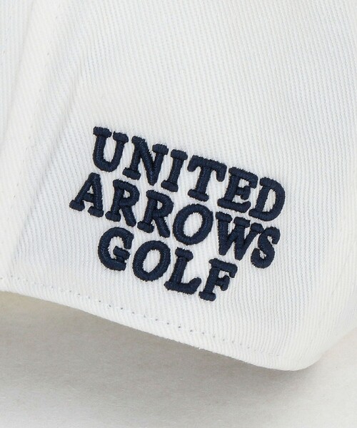 UNITED ARROWS GOLF(ユナイテッドアローズゴルフ)の「ツイル ロゴ キャップ(キャップ・メンズ・ネイビー/ホワイト・FREE)」の14枚目の写真