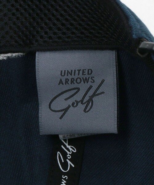UNITED ARROWS GOLF(ユナイテッドアローズゴルフ)の「ツイル ロゴ キャップ(キャップ・メンズ・ネイビー/ホワイト・FREE)」の16枚目の写真