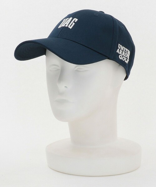 UNITED ARROWS GOLF(ユナイテッドアローズゴルフ)の「ツイル ロゴ キャップ(キャップ・メンズ・ネイビー/ホワイト・FREE)」の17枚目の写真
