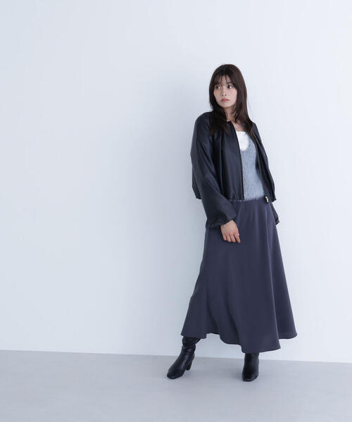 セール】◇フェイクレザーギャザーブルゾン（ブルゾン）｜NATURAL