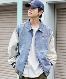 WEGO | WEGO/【25年秋冬新作】デニムスタジャン(デニムジャケット)