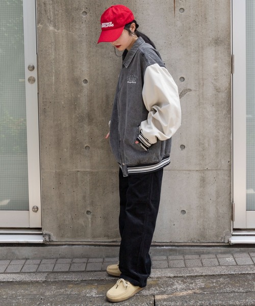 WEGO（ウィゴー）の「WEGO/デニムスタジャン（デニムジャケット・メンズ・ブラック系3/スカイブルー・MEDIUM/LARGE）」の11枚目の写真